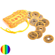 Chinesische Glücksmünzen 12er Set 27mm