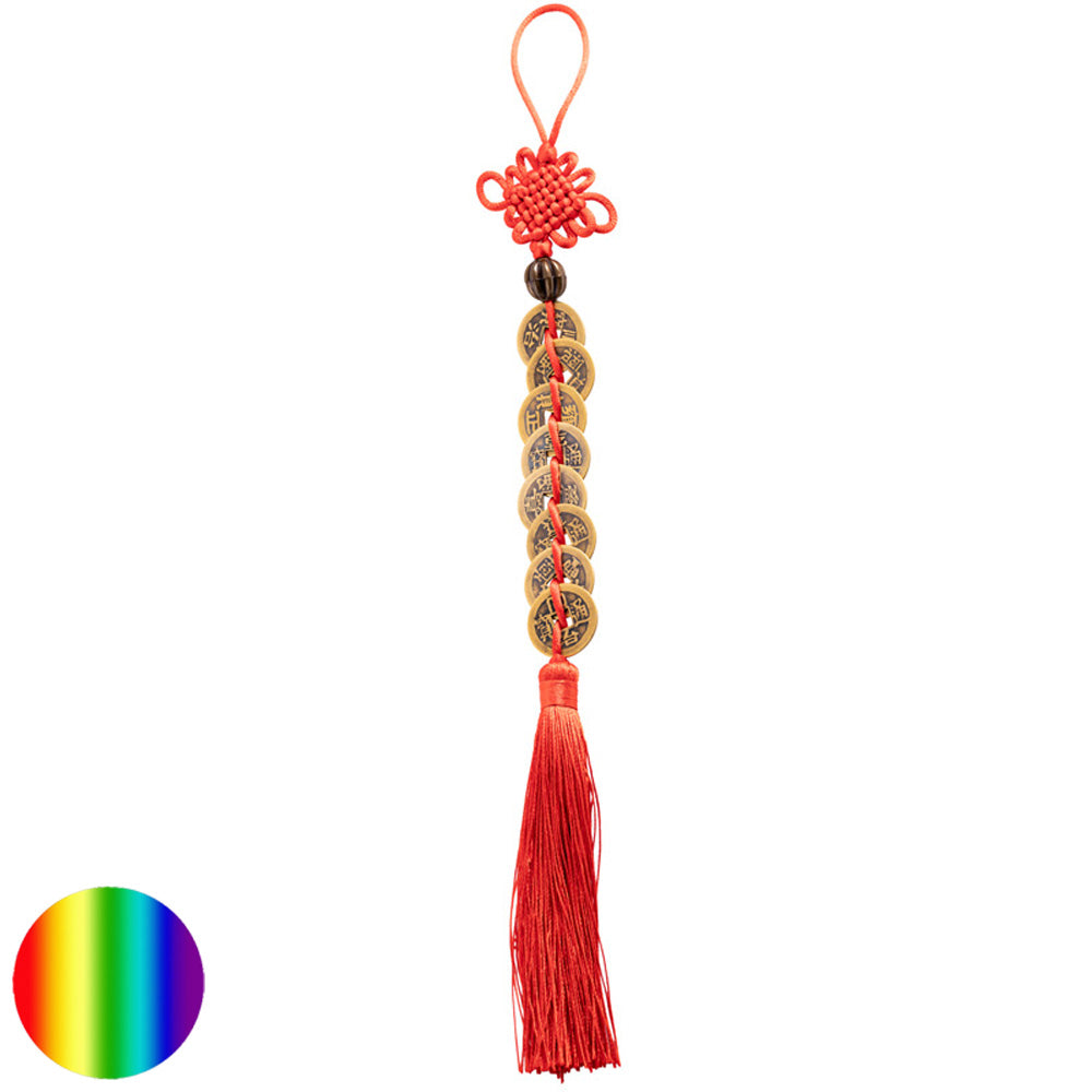 Gebundene Glücksmünzen 8er-Set