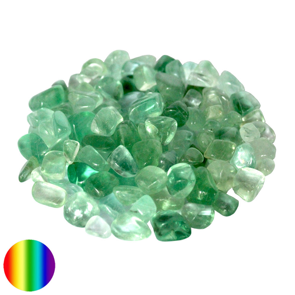 Fluorit Trommelsteine 4-10mm