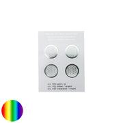 Handy Sticker Blume des Lebens - silberfarben