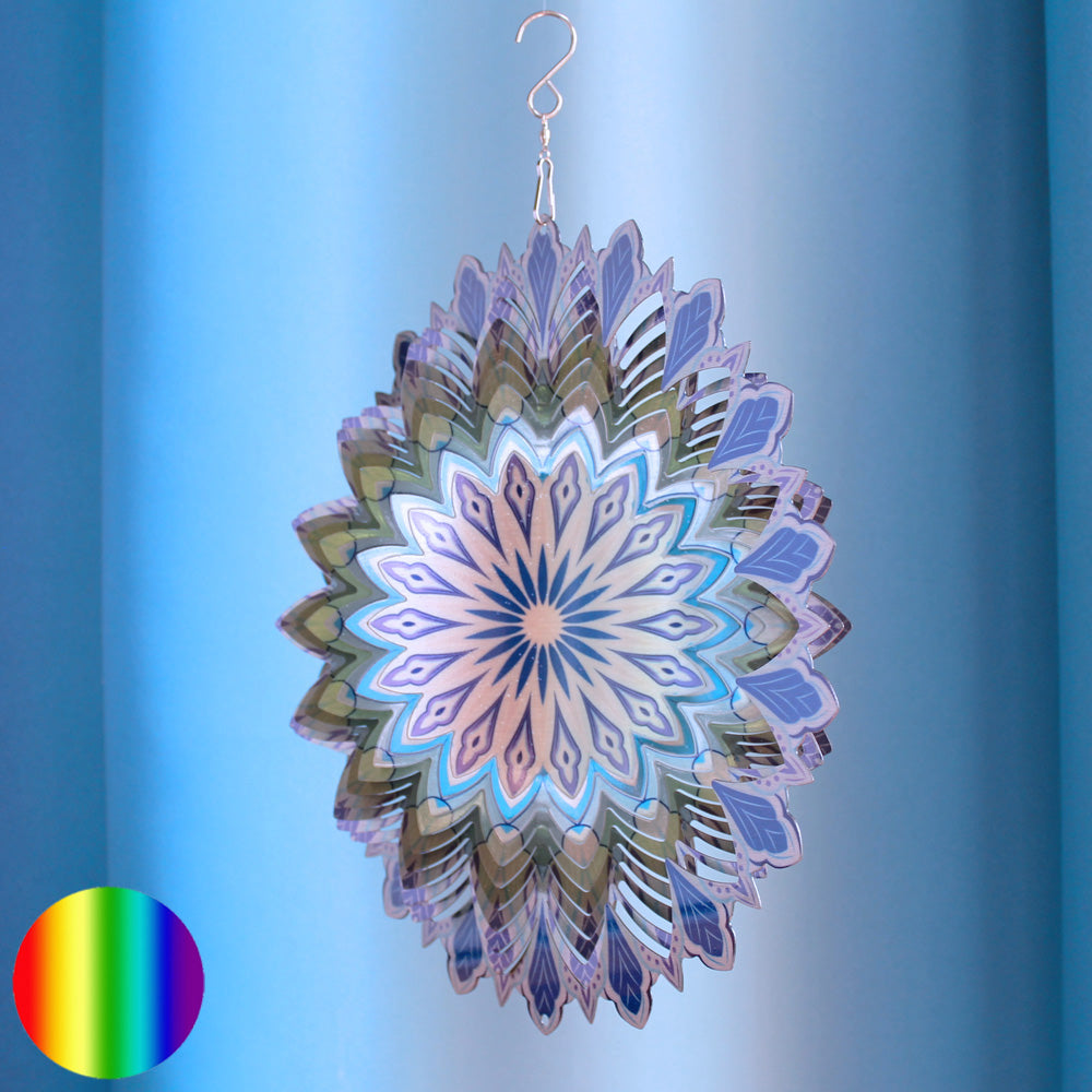 Windspiel Spirale - Bunte Blume