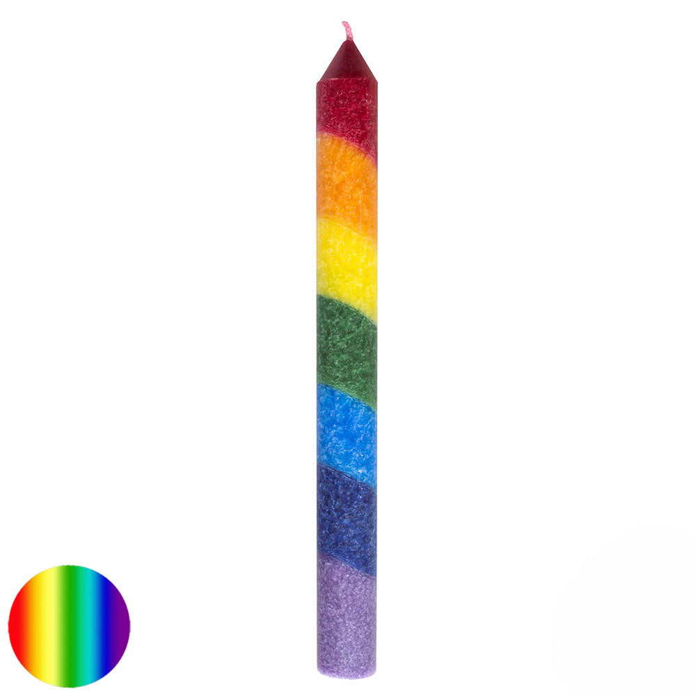 Stabkerzen 4er Set - Regenbogen