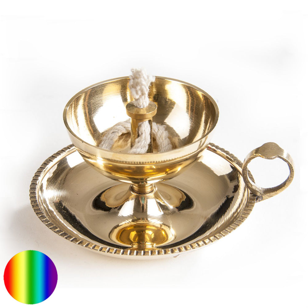 Ghee-Lampe aus Messing