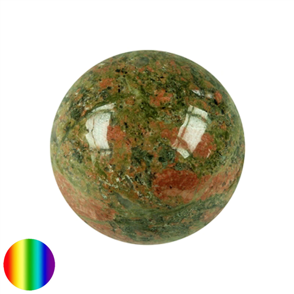 Edelstein-Kugel Unakit/Epidot 40mm