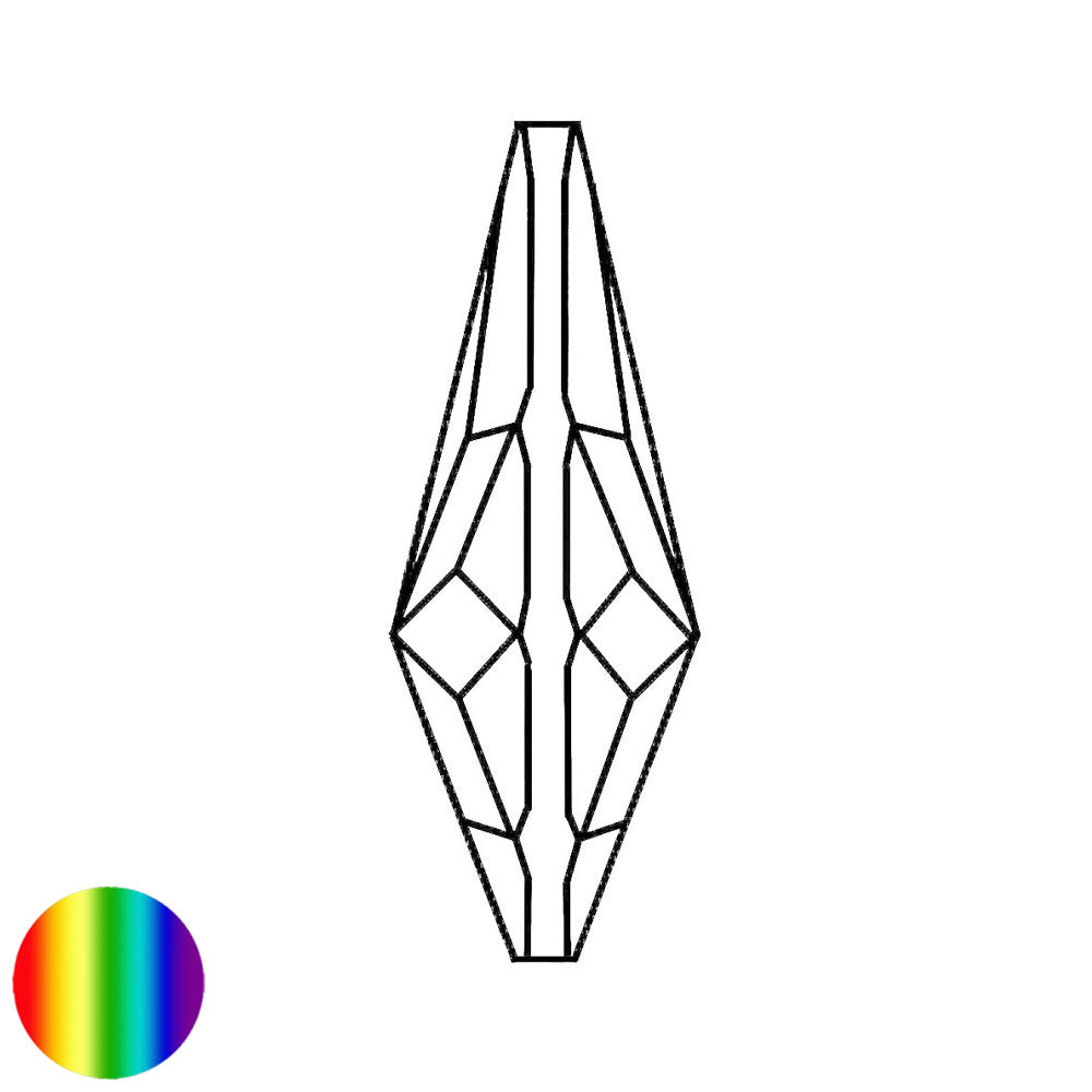 Regenbogen-Kristall - Mandel Sonne 63mm