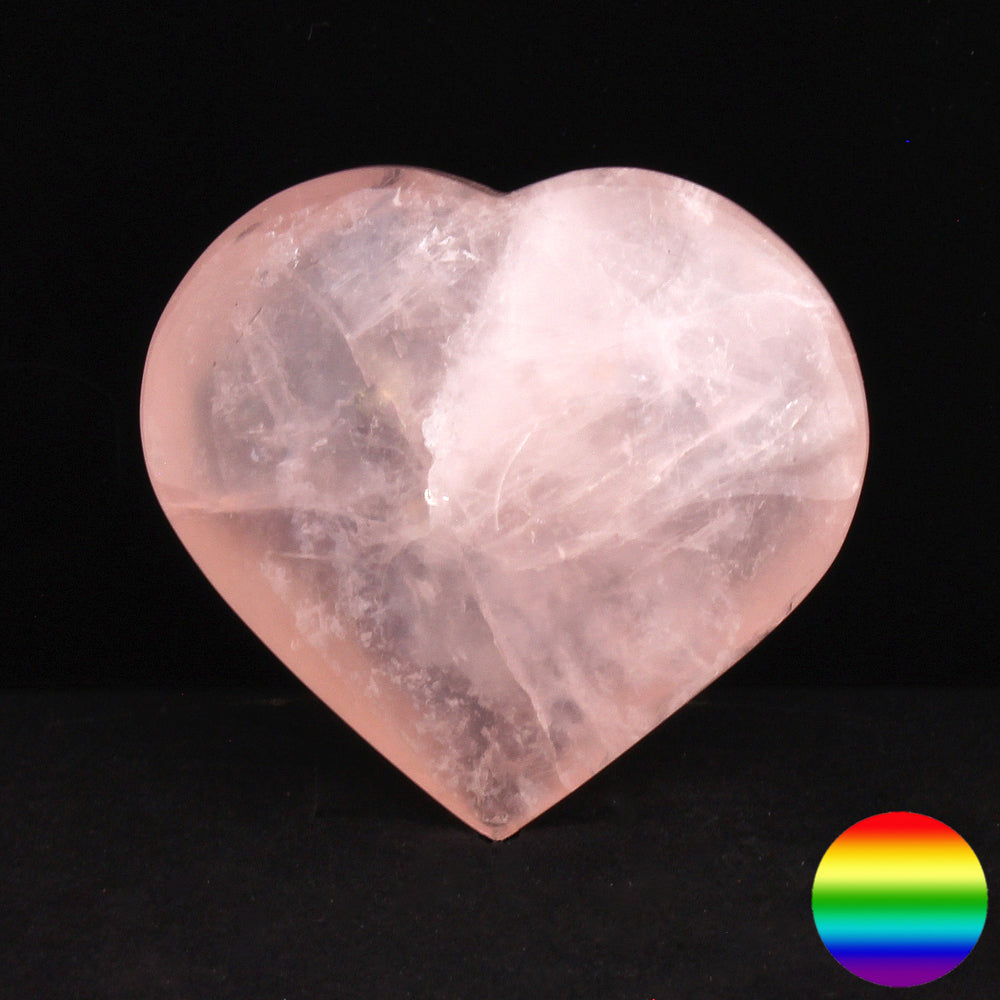Edelstein Herz - Rosenquarz  | Stein der Harmonie & Liebe