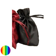 Satinbeutel Dehli schwarz 10 x 15 cm