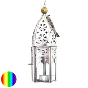 Laterne Orient Edelstahl Glas