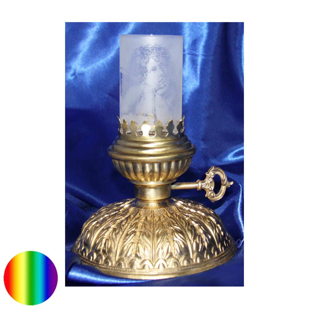 Windlicht Petrollampe Zylinderglas 17 cm