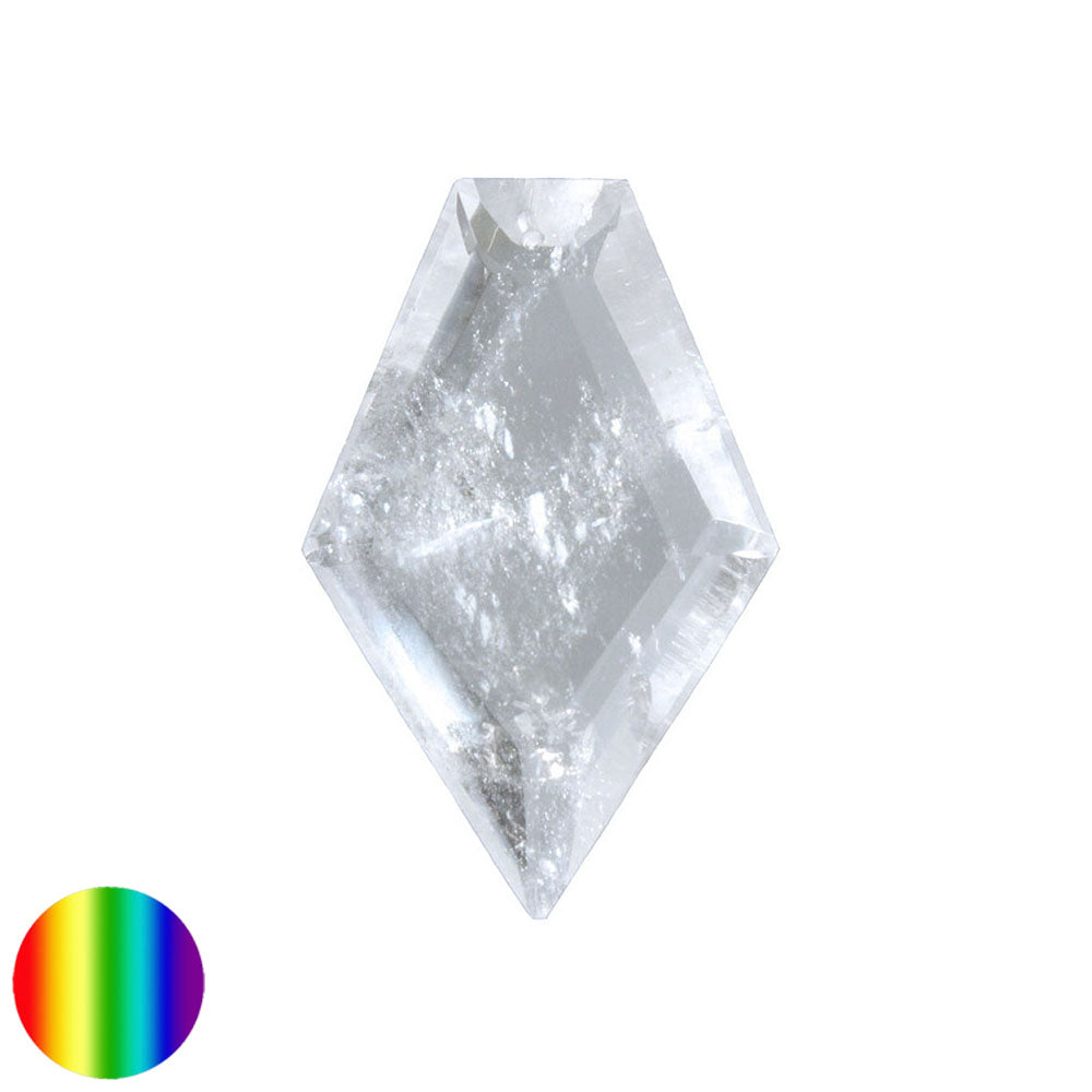 Bergkristall Drachenträne facettiert 45mm Lichtkristall