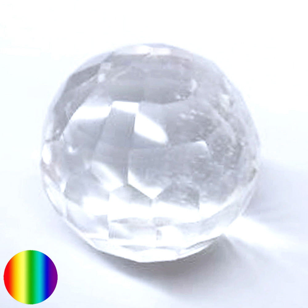 Bergkristall Kugel - facettiert 35mm Lichtkristall