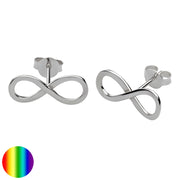 Collection inner Light - Symbolschmuck Ohrstecker – Liegende Acht