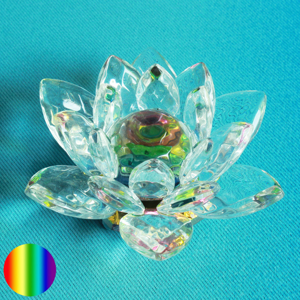 Glaskristall Lotus - 95mm