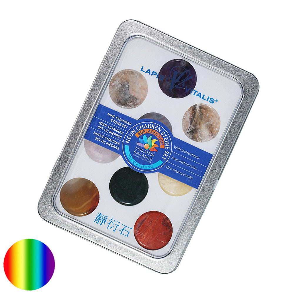Chakra Handschmeichler 9 Steine - Set
