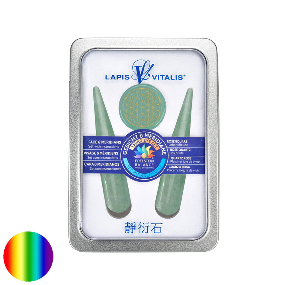 Meridian Massagegriffel - Aventurin - Set