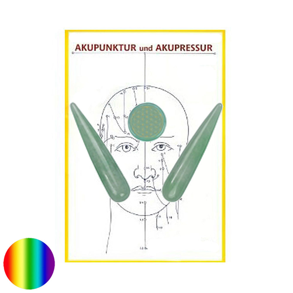Meridian Massagegriffel - Aventurin - Set