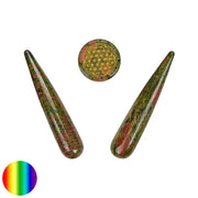 Meridian Massagegriffel - Unakit - Set