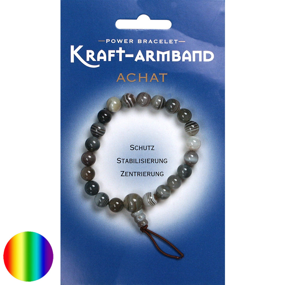 Kraft-Armband Achat - Stabilität