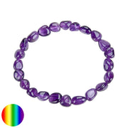 Armband Nuggets 6-8mm Amethyst