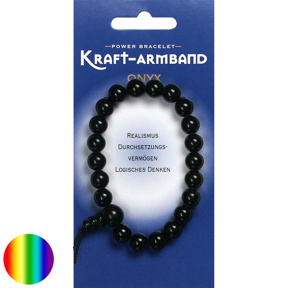 Kraft-Armband Onyx - Selbstvertrauen