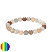 Armband Kugeln 8mm Mondstein