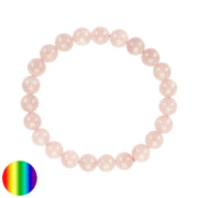 Armband Kugeln 8mm Rosenquarz