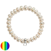Perlen Armband mit Charmhalter