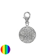 Charms Blume des Lebens Silber