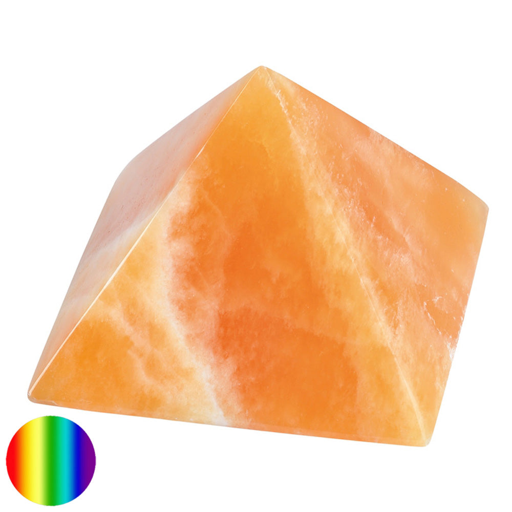 Pyramide Orangencalcit 100mm