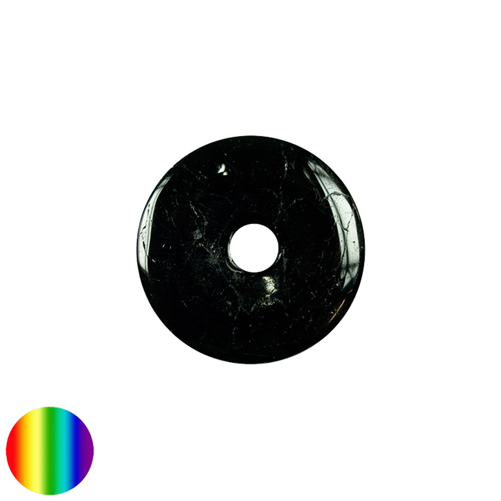 Schwarzer Turmalin 30mm Donut