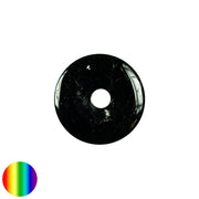 Schwarzer Turmalin 30mm Donut