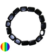 Armband Schwarzer Turmalin - Nuggets 10-12mm