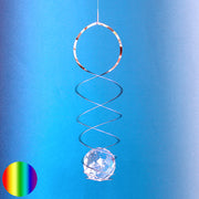 Windspiel Edelstahl - Spirale lang