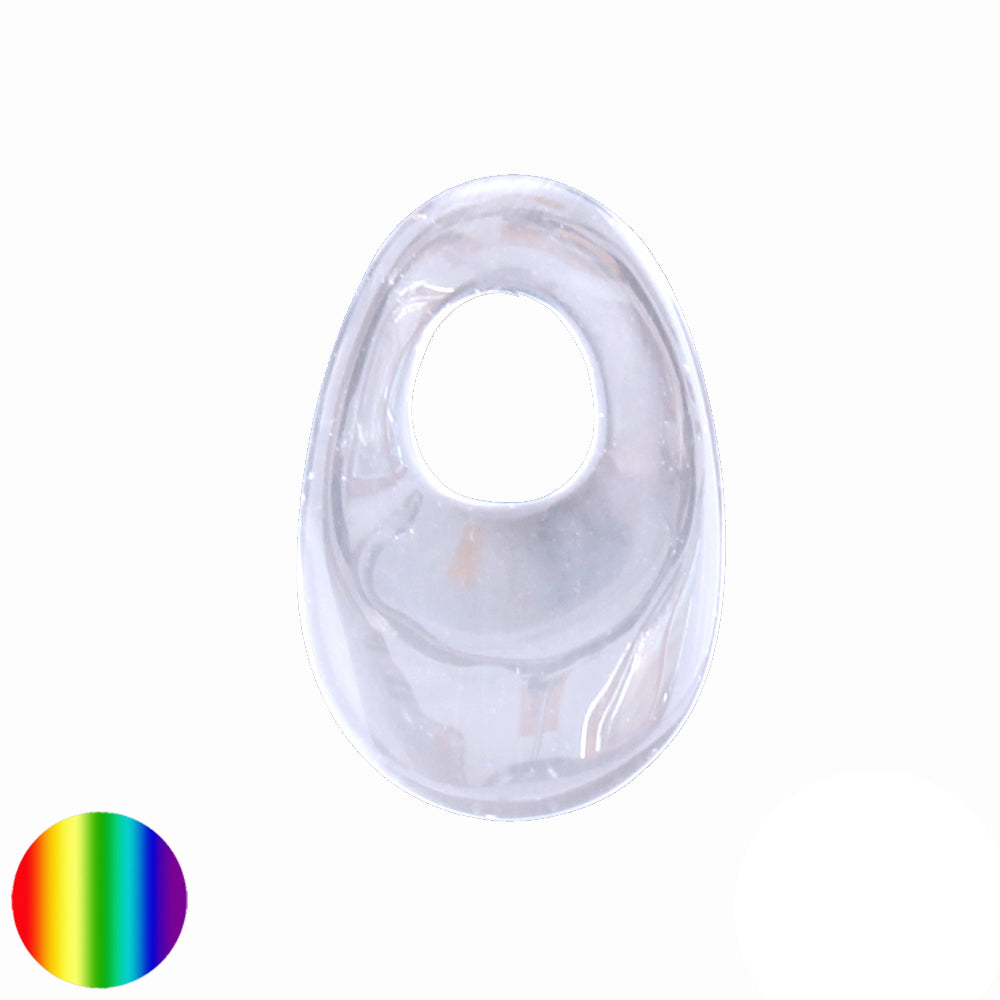 Donut - Bergkristall länglich 52mm