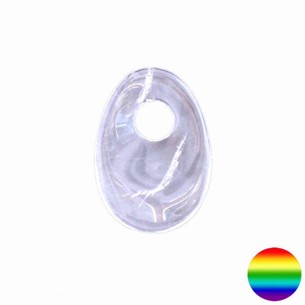 Donut - Bergkristall länglich 44mm