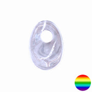 Donut - Bergkristall länglich 44mm