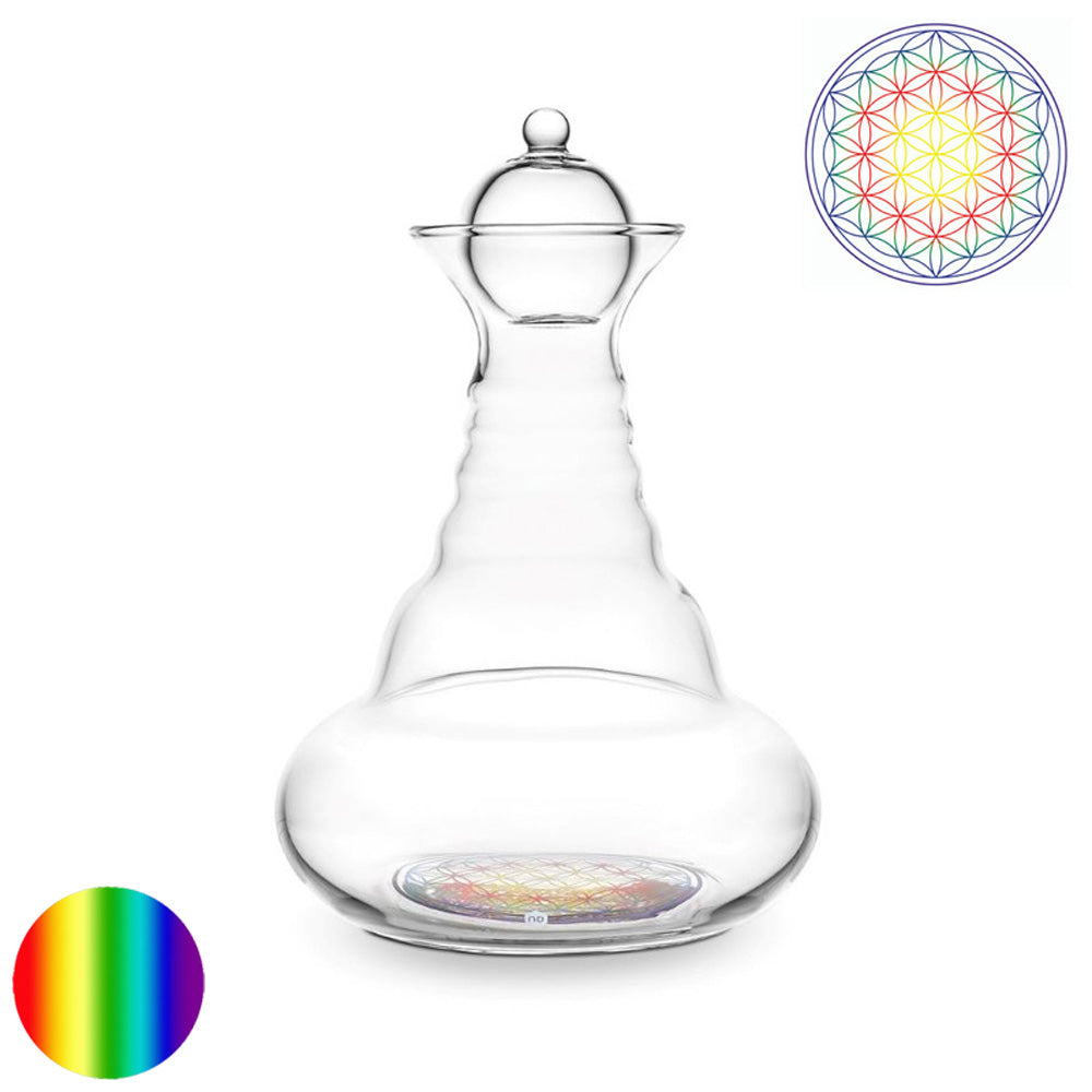 Alladin 1,3 Liter Vitalkaraffe Happy bunte Lebensblume Natures Design
