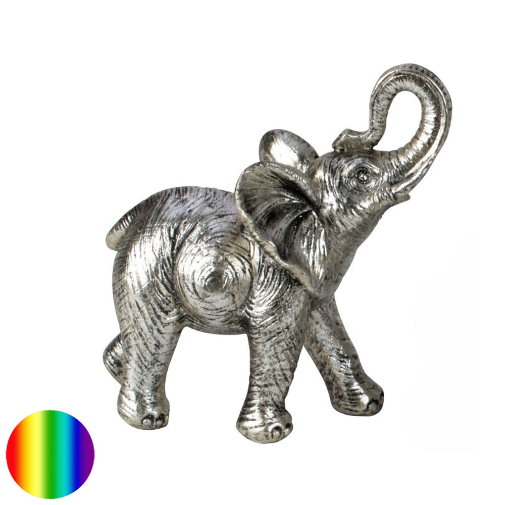 Elefant stehend silber 15cm | ein kraftvolles Glückssymbol