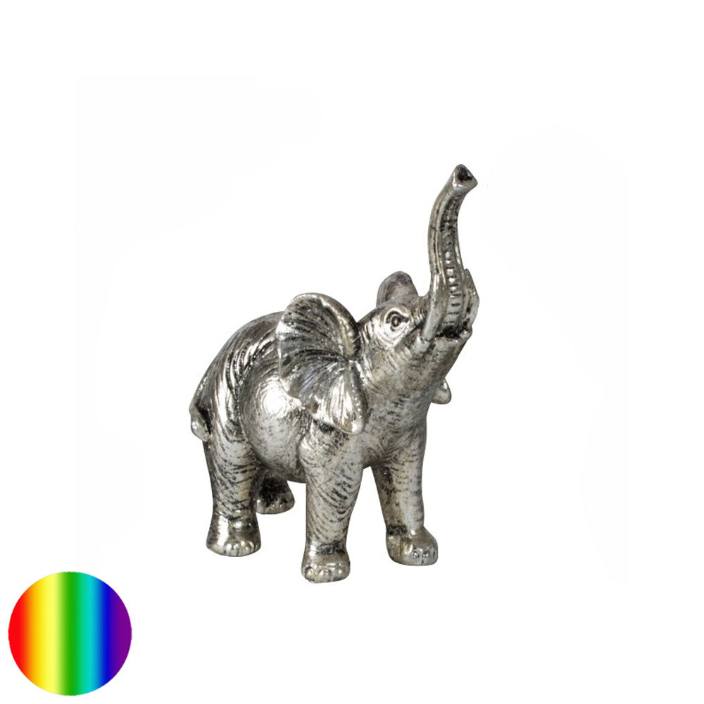 Elefant stehend silber 13cm | ein kraftvolles Glückssymbol