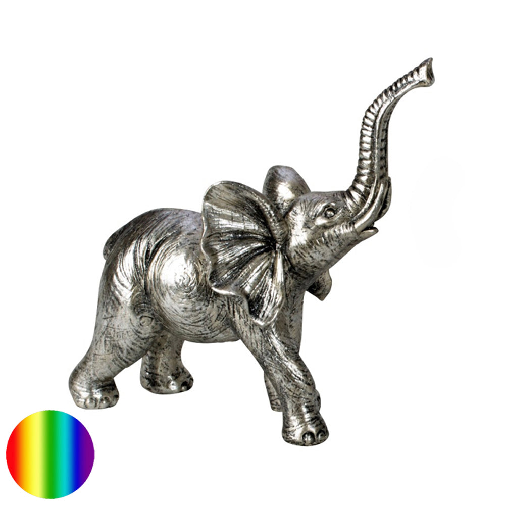   Elefant stehend Rüssel oben | kraftvolles Glückssymbol