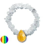 Orangen-Calcit-Tropfen Intuition - Kristall-Harmonie-Band