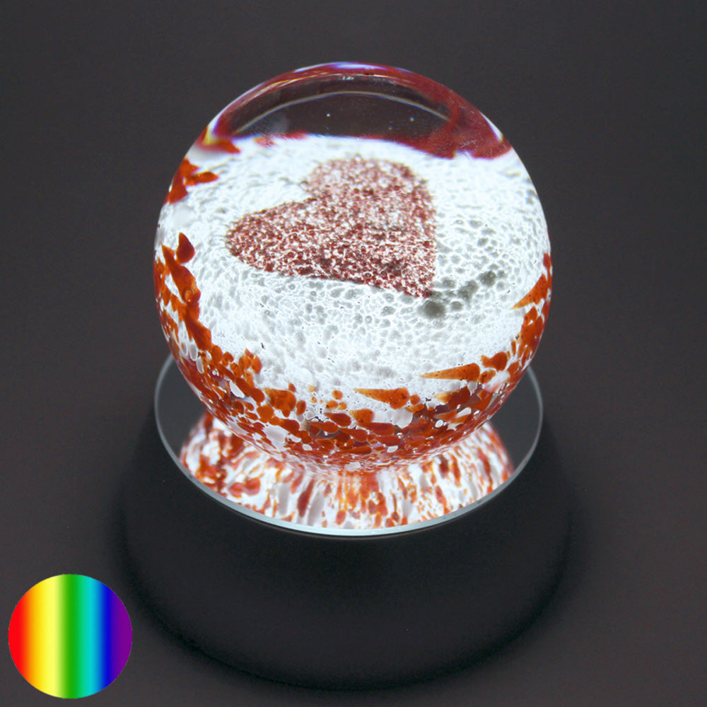 Traumkugel rotes Herz mittel