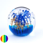 Traumkugel blau gold mittel