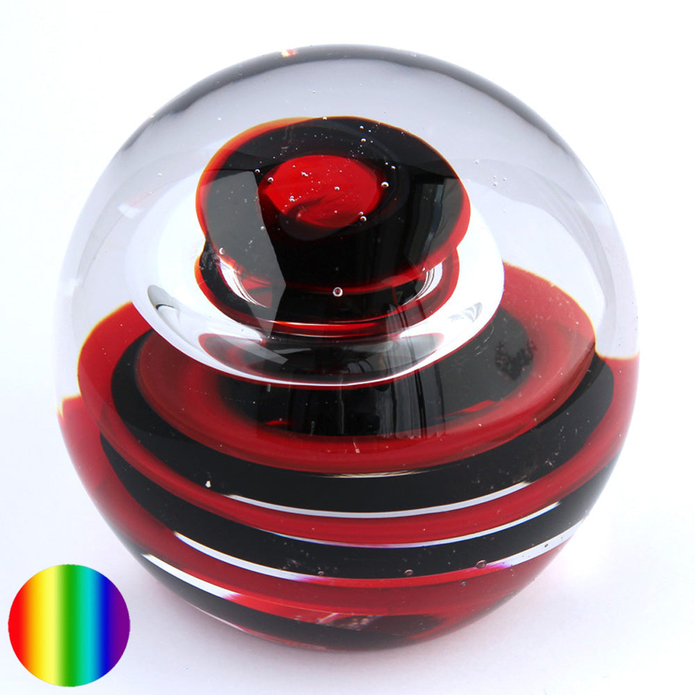 Traumkugel rot schwarz gross