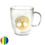 Glas-Tasse - Baum des Lebens