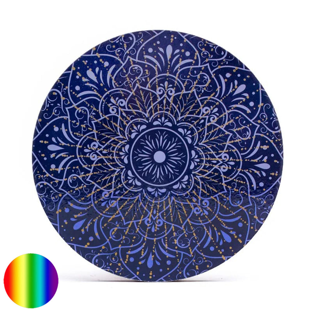 Untersetzer 6er-Set - Mandala blau