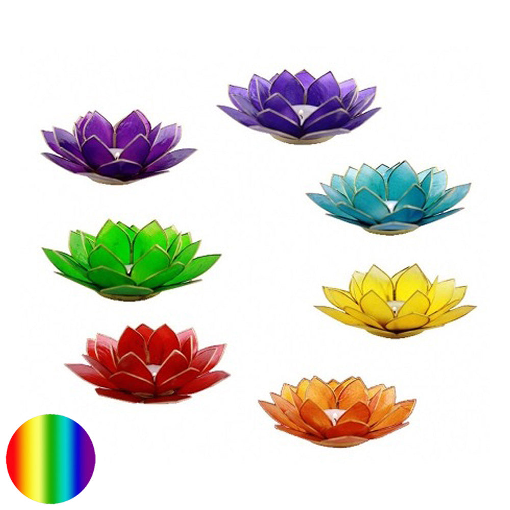 Teelichthalter Chakra Lotus - Set