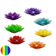 Teelichthalter Chakra Lotus - Set