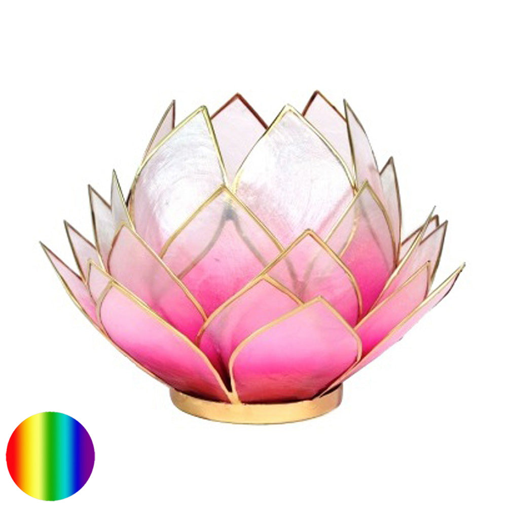 Teelichthalter Lotus - rosa