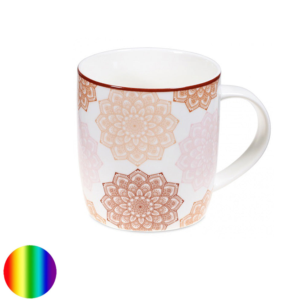Tee-Tasse - Mandala rosa Set